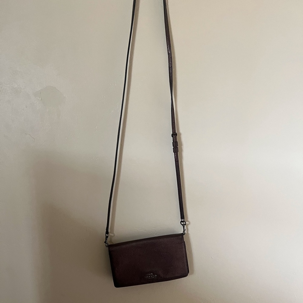 Bronze Coach Wallet Bag